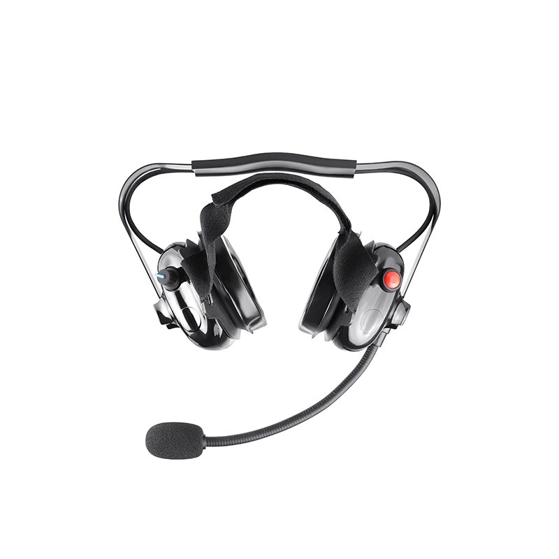 B-50Q Noise Cancelling Headsets Overhead view of B-50Q industrial noise-cancelling headset