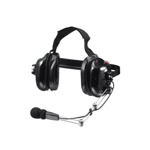 B-51Q zwei Funkkopfhörer The metal boom mic of the B-51Q two radio headsets can be adjusted to an appropriate communication distance.