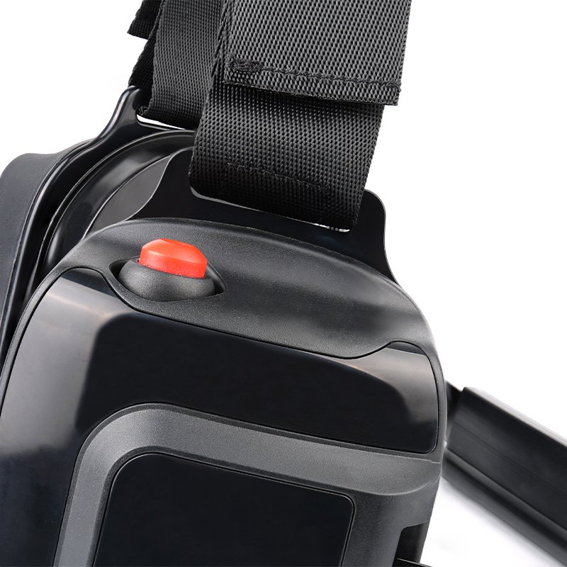 B-60Q off-road headsets with adjustable headband and red PTT button