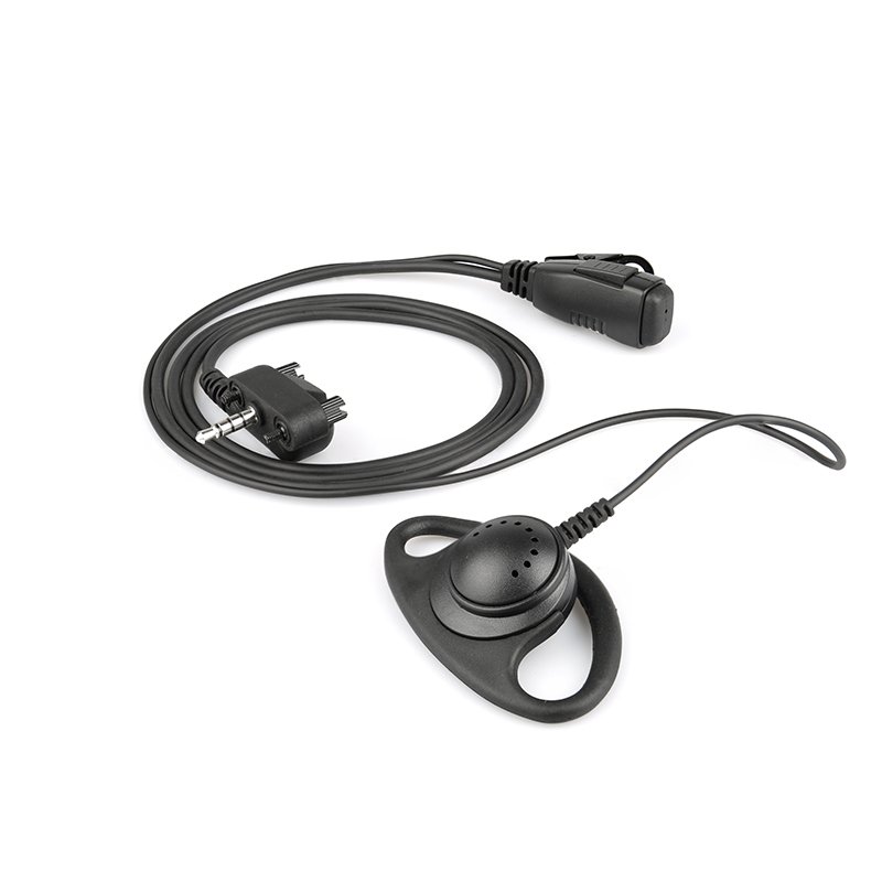 EM-3227 communication earpiece with Y2 plug and PTT, compatible with Vertex radios