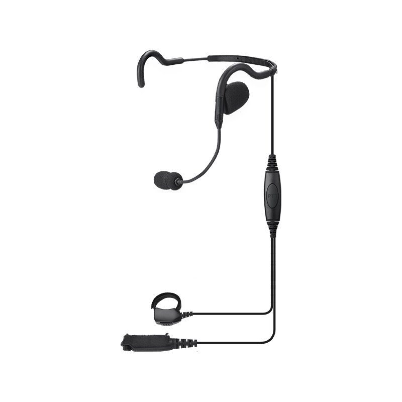 RHS-0636 tactical communications headset with finger ring PTT