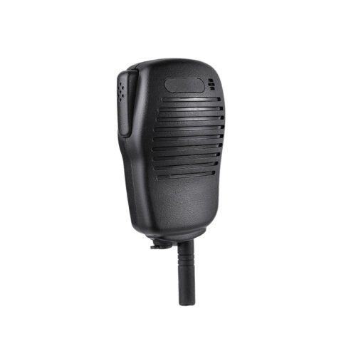 45 degree view of RSM-110/CC Walkie mic for two way radio communication