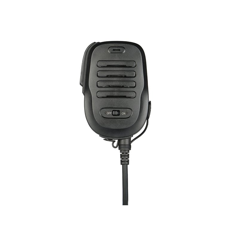 RSM-151-CC Schultermikrofon für Walkie Talkie Front view of RSM-151/CC for walkie talkies