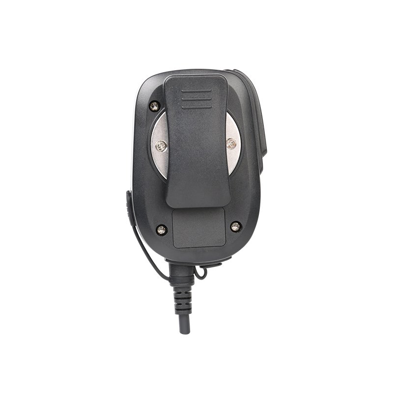 RSM-151-CC Leichtes Schultermikrofon Black shoulder microphone with clip attachment