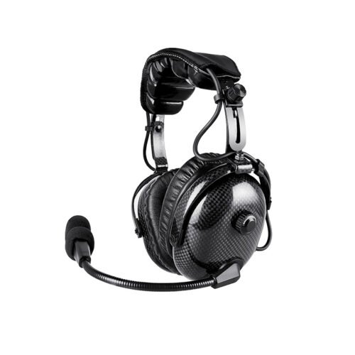 RAN-1000CF two-way headset for walkie talkies featuring a volume switch and a press-to-talk button