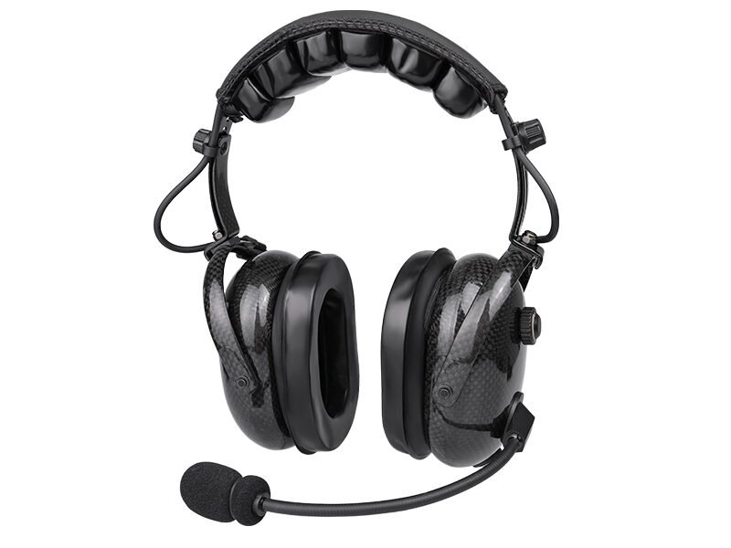 RAN-1000CF Casque radio bidirectionnel en fibre de carbone RAN-1000CF Carbon Fiber Two Way Radio Headset