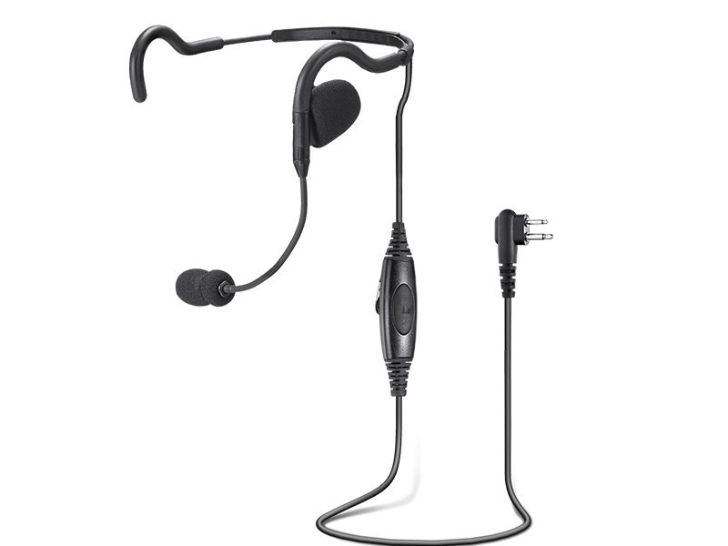 RHS-0636 tactical headphones with cable and ptt full view