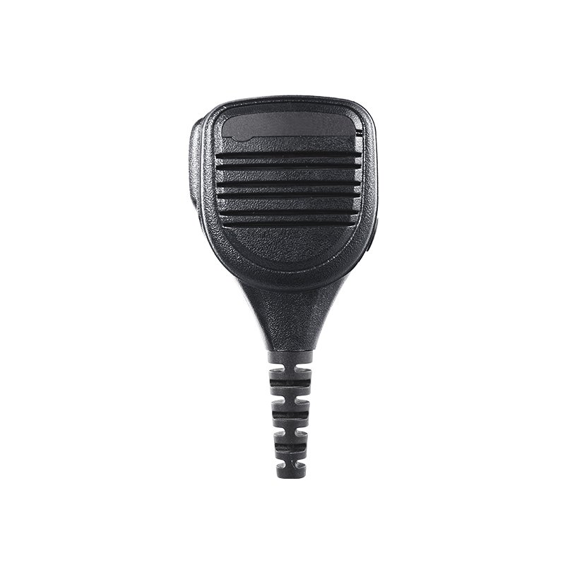 RSM-300 Microphone à main Motorola Front view of the RSM-300 Motorola hand microphone with customizable brand logo area