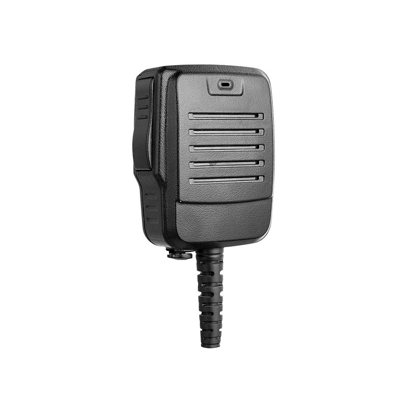 Side view of the RSM-500 handheld microphone with speaker for mobile radios Side view of the RSM-500 handheld microphone with speaker for mobile radios