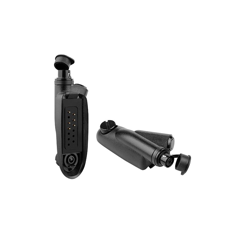 AP-M2-HRS6F-PTT AP-M2-HRS6F/PTT Walkie Talkie Earpiece Adapter-For Motorola GP328/GP338/GP340 to Hirose 6 Pin Connector with Flat PTT
