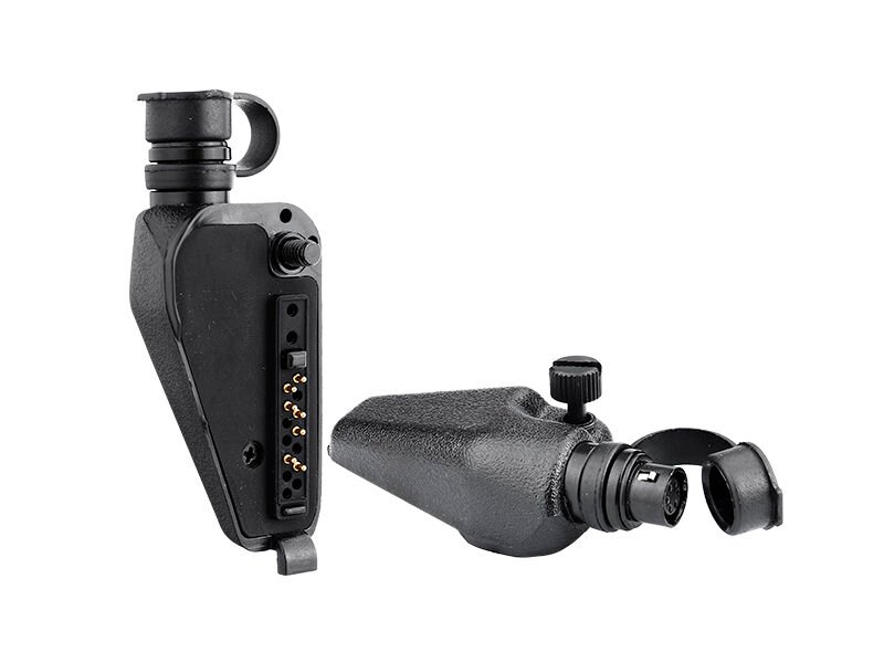 AP-K2-HRS6F (1) AP-K2-HRS6F two Way Radio headset Adapter- For Kenwood TK385 Multi Pin to Hirose 6 Pin Connector