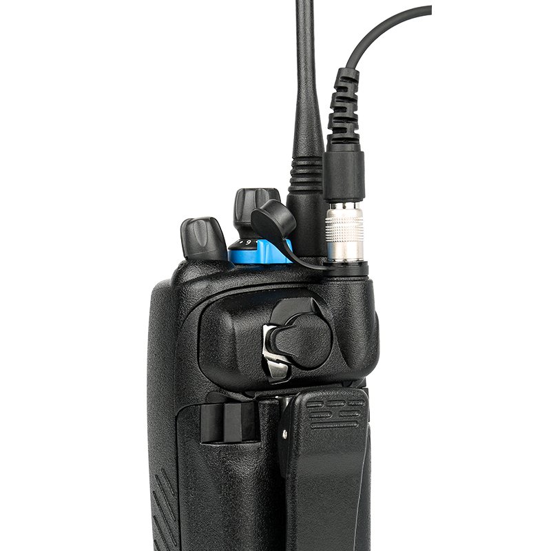 Adapter for Tait TP9100 series radios to 6 pin Hirose female plug