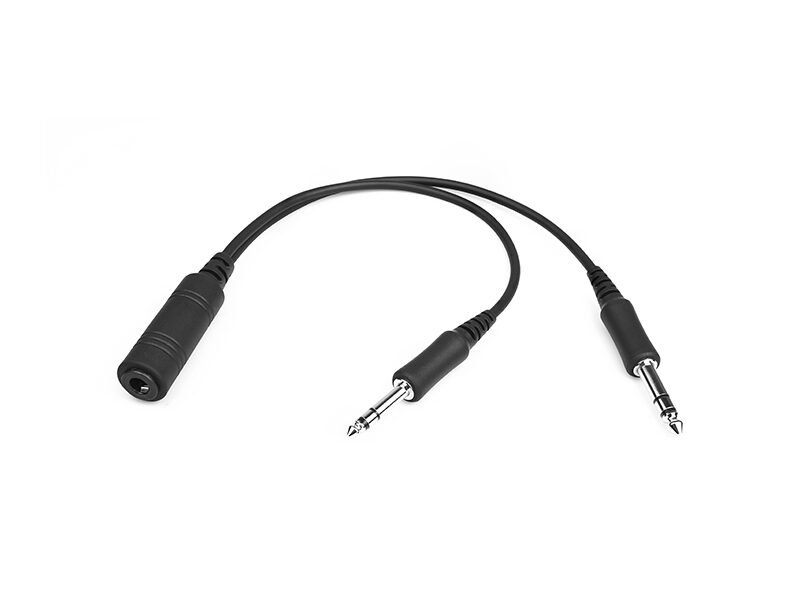 CB-02 (2) CB-02 Helicopter Headset Plug to GA Fixed Wing Aircraft Cable Adapter