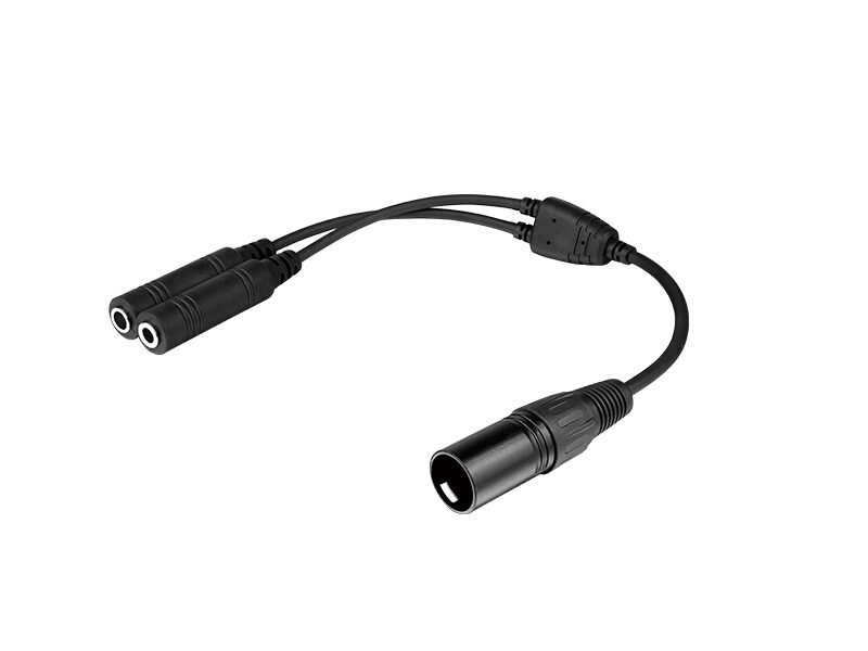 CB-04 (1) CB-04 GA Headset Dual Plug to Airbus Headset Cable