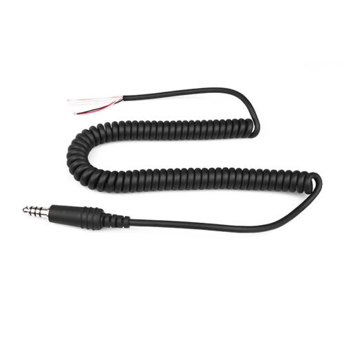 CB-15 Replace Helicopter Headset Coiled Cord