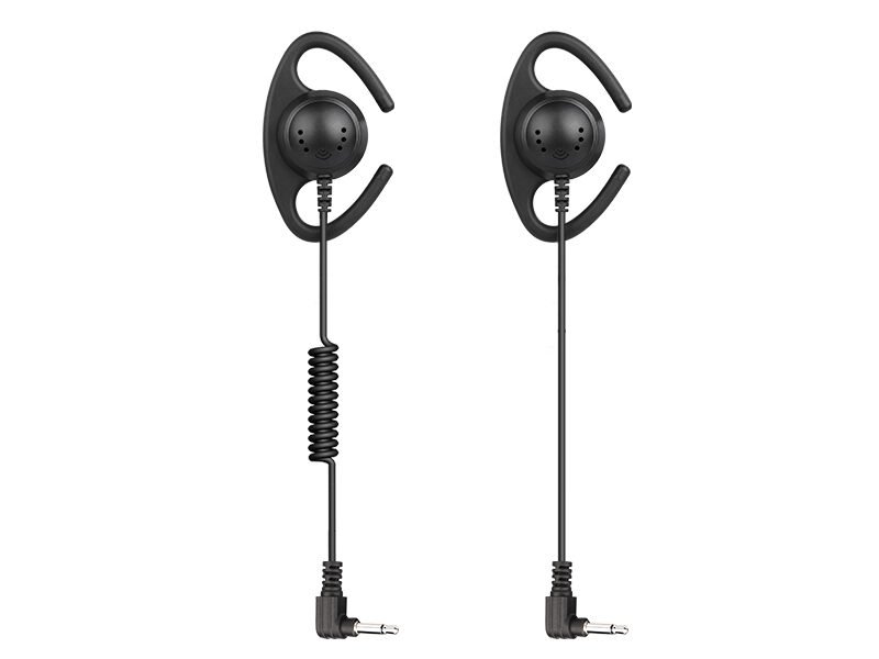 E-31-3.5L2 E-31C D Shape Earhook Listen Only Earpiece