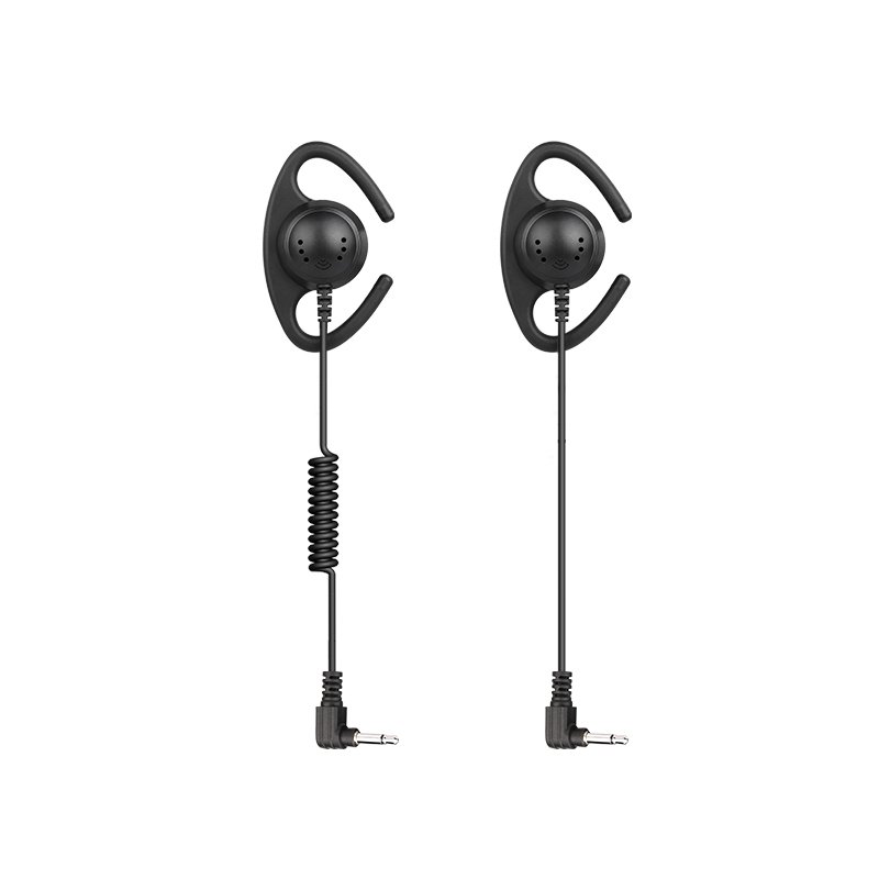 E-31-3.5L2 E-31C D Shape Earhook Listen Only Earpiece
