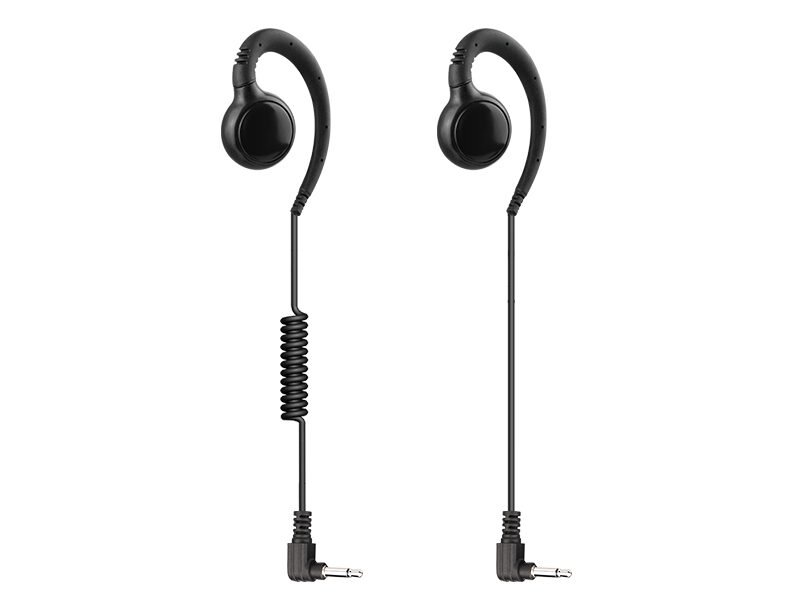 E-33-3.5L2 E-33C C-Ring Swivel Listen Only Earpiece-3.5mm or 2.5mm Plug