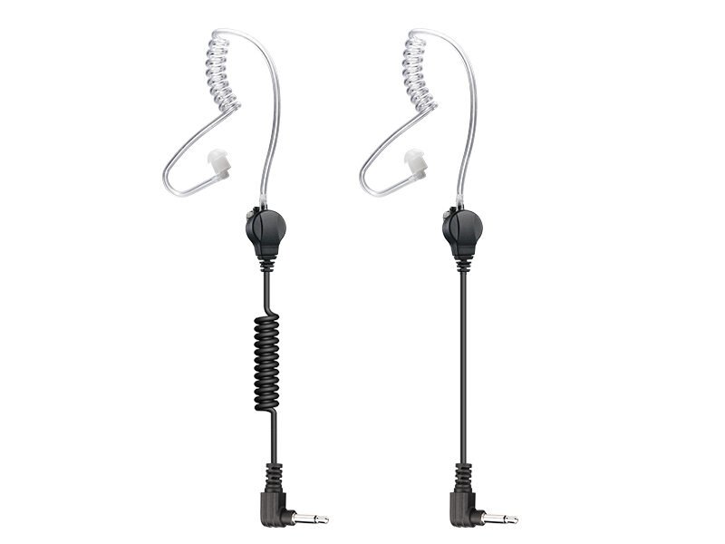 E-40-3.5L2 E-40C Clear Tube Listen Only Earpiece with Metal Clip