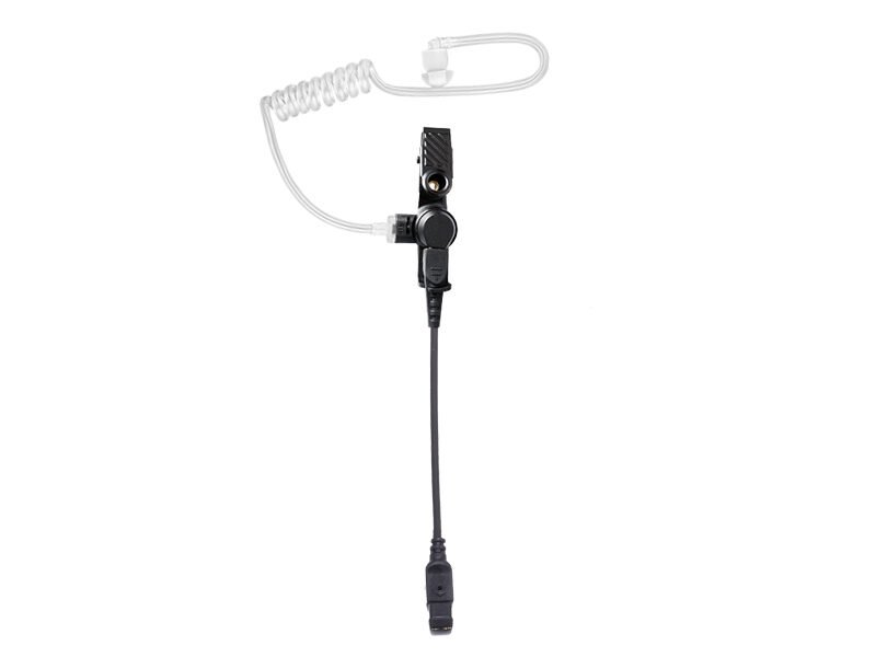 E-42-LOK1-SC E-42/LOK 1 Single Wire Coiled Clear Tube Earphone