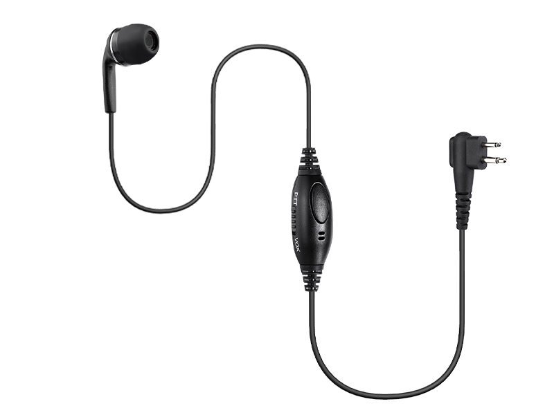 EM-1928-M1-VOX-SC-1W EM-1928V Two Way Radio PTT/VOX Earpiece
