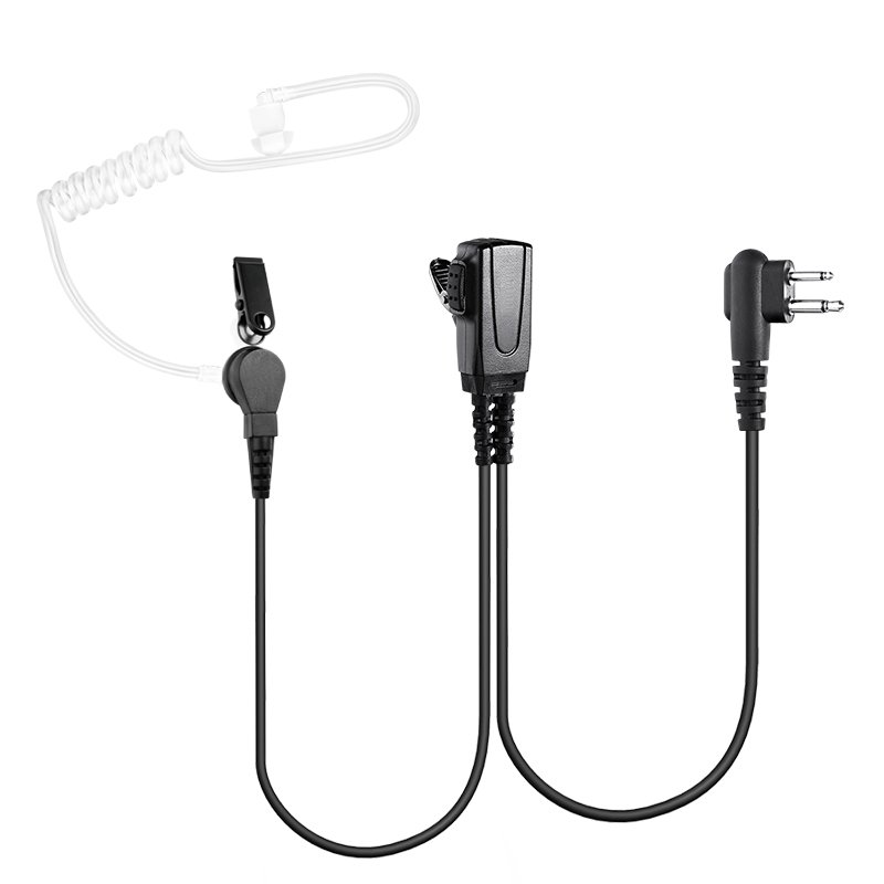 EM-4342 Covert Acoustic Tube Police Radio Earpiece Headset with Mic PTT for Motorola