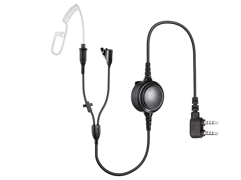 EM-440250 Oreillette à tube acoustique avec grand PTT EM-440250 Acoustic Tube Earpiece with Large PTT
