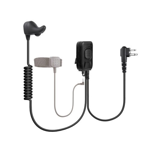 EM-5033 Bone Conduction Radio Earpiece with Finger PTT