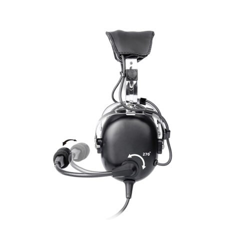 PH-100A-GA-ANR-SC (15) PH-100 ANR Active Noise Reduction Aviation Headsets for Pilot