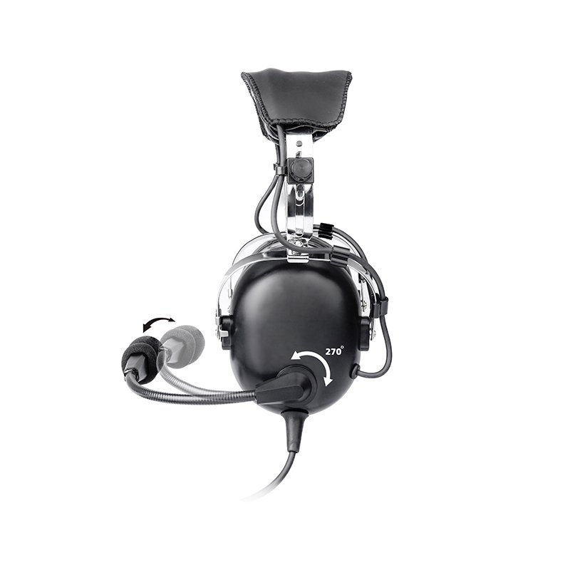 PH-100A-GA-ANR-SC (15) PH-100 ANR Active Noise Reduction Aviation Headsets for Pilot