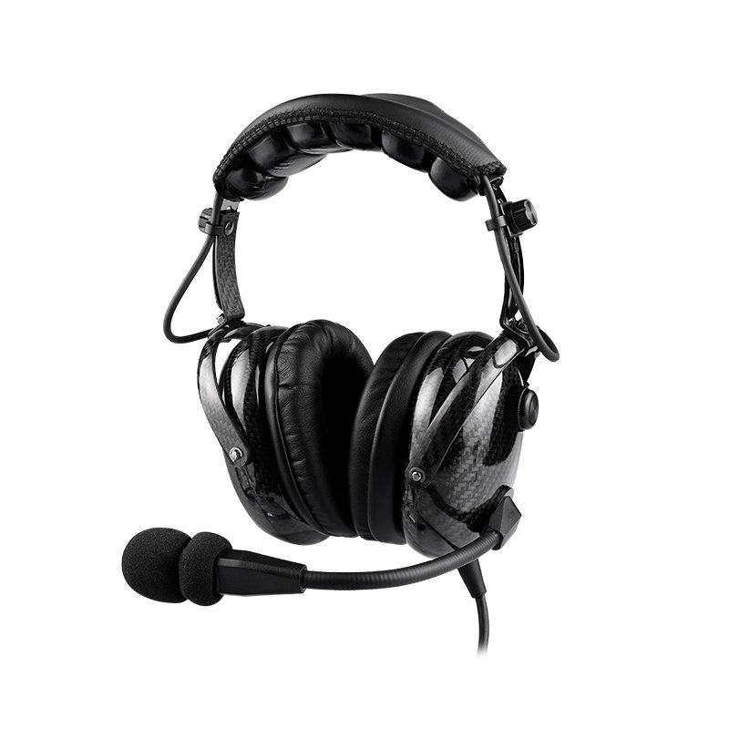 PH-400A-GA-PNR-SC (7) PH-400A Carbon Fiber lightweight Aviation Headset For Airline Pilots