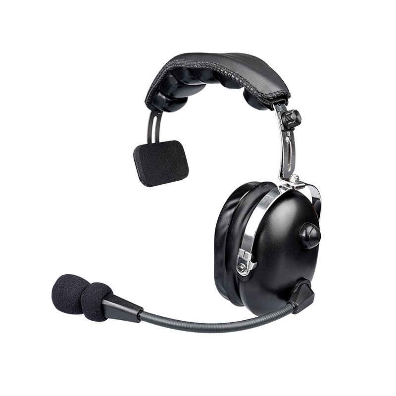 RAN-1000AQ-1E RAN-1000AQ-1E Two Way Radio Heavy Duty Noise Cancelling Headset with Flexible Boom Arm
