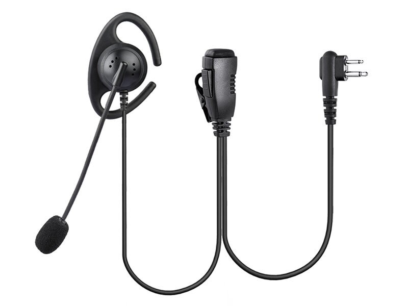 REMB-0427-M1 REMB-0427 D-Ring 1 Wire Earpiece with Mini Boom Microphone