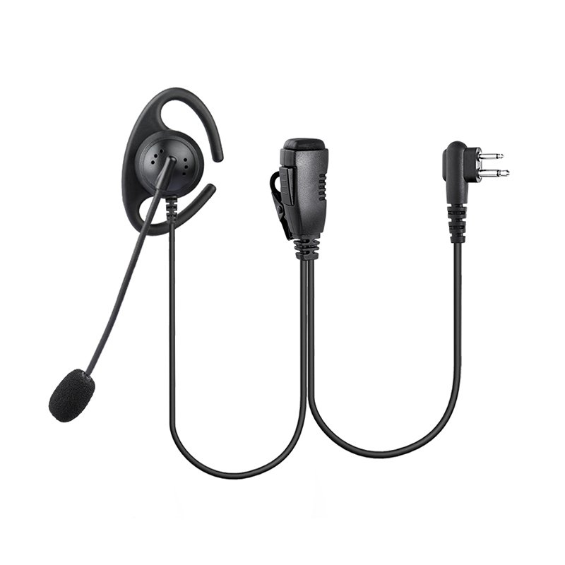 REMB-0427-M1 REMB-0427 D-Ring 1 Wire Earpiece with Mini Boom Microphone