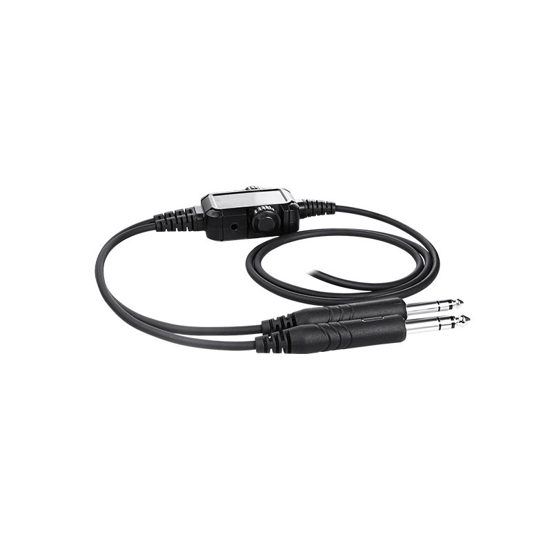 CB-14N GA Dual Plugs Replacement Headset Cable with Control Module