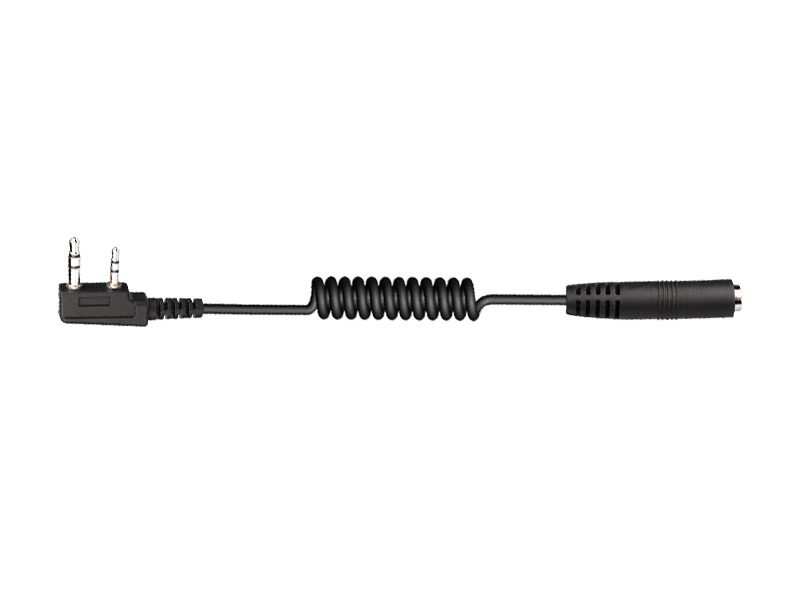 ADC-K1-3.5F Kenwood 2-Pin to 3.5mm Audio Adapter Cable for TK & TC Series Radios
