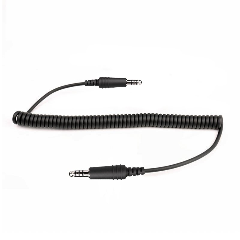 ADC-NX1-NX1-CC ADC-NX1 Nexus Male to Male Coiled Race Cable for Harris Radio Systems