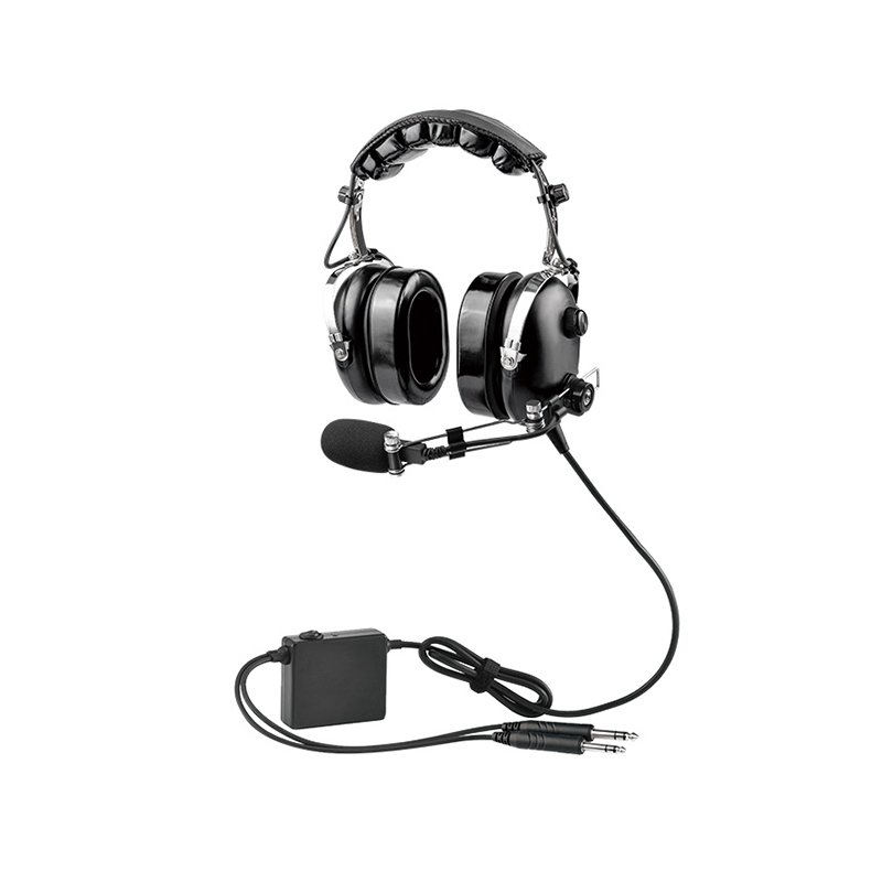 PH-100M ANR Pilot Headsets wtih Adjustable Metal Boom Arm