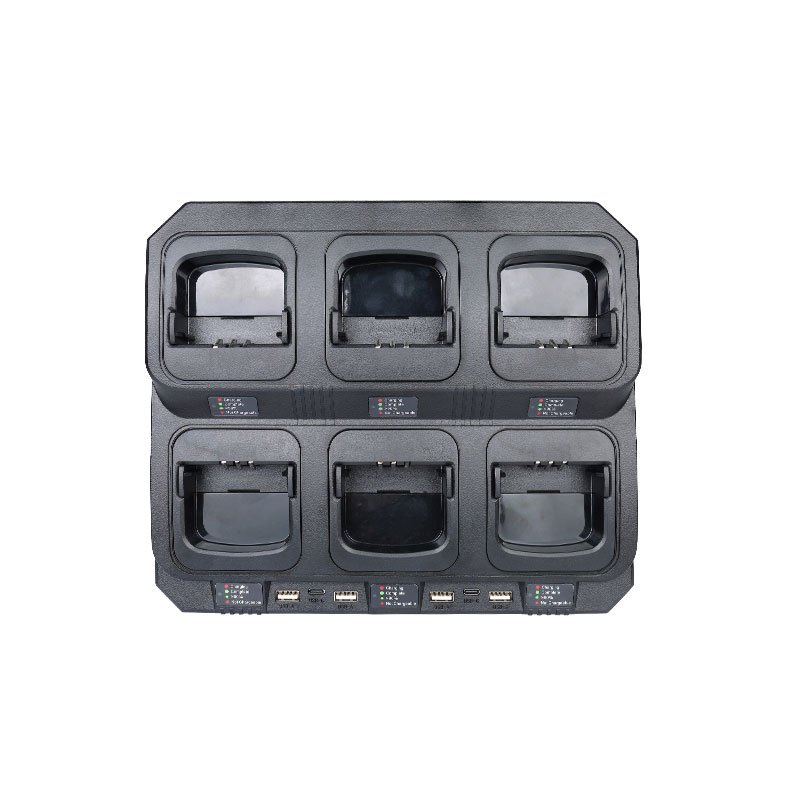 Two-way-radio-6-way-charger-for-Motorola,-Hytera,-Icom,-Kenwood Two-way-radio-6-way-charger-for-Motorola,-Hytera,-Icom,-Kenwood